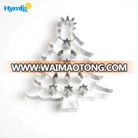 New design stainless steel christmas tree cookie cutter