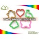 Promotional Colorful Stainless steel metal plastic silicone Cookie Cutter